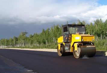 Ремонт крымских дорог в августе 2015г.
