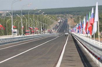 Новыми ограждениями оснастили федеральную трассу  М-7 «Волга»